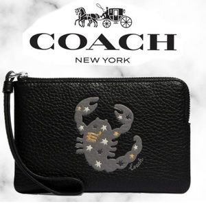 Coach SCORPIO Corner Zip Wristlet